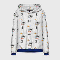 Мужская толстовка Гусь и фигуры