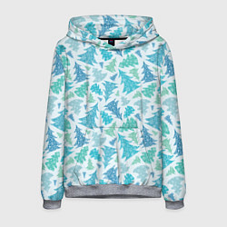 Мужская толстовка Ёлочки зимнего леса