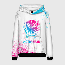 Мужская толстовка Motorhead neon gradient style