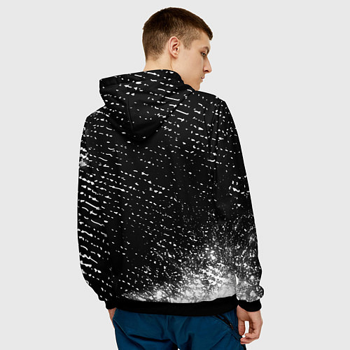 Мужская толстовка Нутрициолог из России и герб РФ / 3D-Черный – фото 4