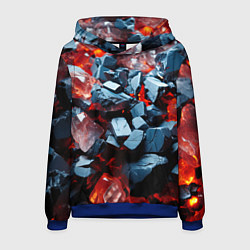 Мужская толстовка Янтарные камни асбтракция