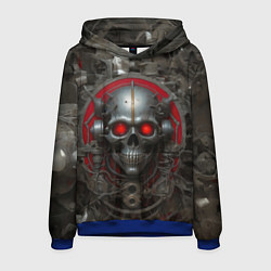 Мужская толстовка Металлический череп