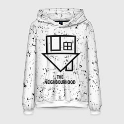 Мужская толстовка The Neighbourhood glitch на светлом фоне