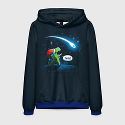 Мужская толстовка Новогодний ти рекс