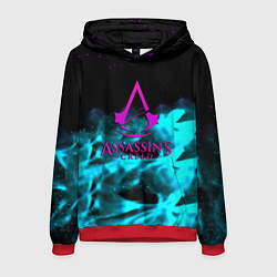 Мужская толстовка Assassins Creed flame neon