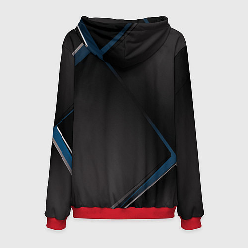 Мужская толстовка Фурина в ромбе / 3D-Красный – фото 2