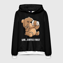 Мужская толстовка Coffee first