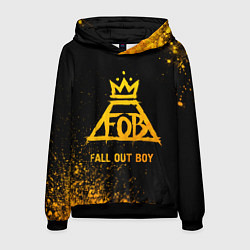 Мужская толстовка Fall Out Boy - gold gradient