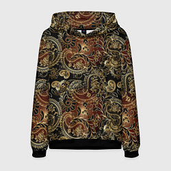 Мужская толстовка Золотые узоры пейсли