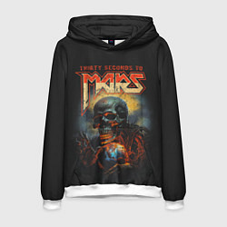 Мужская толстовка Thirty seconds to mars skull