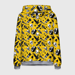 Мужская толстовка Музыкальный рокенрольный узор