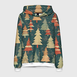 Мужская толстовка Елки новый год