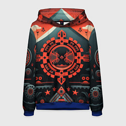 Мужская толстовка Рисунок в стиле американских индейцев