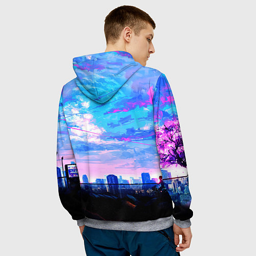 Мужская толстовка Кунг-фу Панда Friend / 3D-Меланж – фото 4