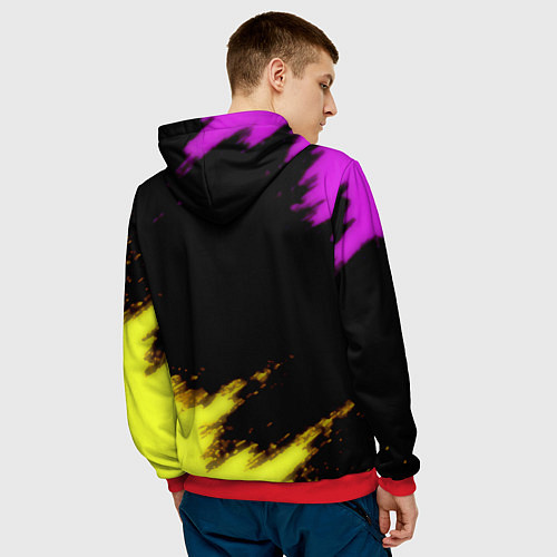 Мужская толстовка Borussia Dortmund sport / 3D-Красный – фото 4