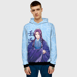 Толстовка-худи мужская Джинши Монолог фармацевта, цвет: 3D-черный — фото 2
