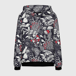 Мужская толстовка Разные грибы