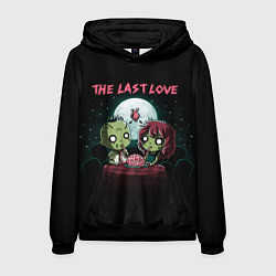 Толстовка-худи мужская The last love zombies, цвет: 3D-черный