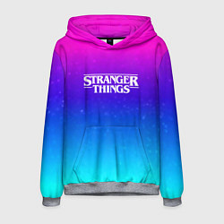 Мужская толстовка Stranger Things gradient colors