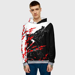 Толстовка-худи мужская Tokyo Dragon, цвет: 3D-меланж — фото 2