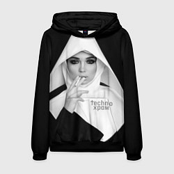 Мужская толстовка Techno храм роковая монашка