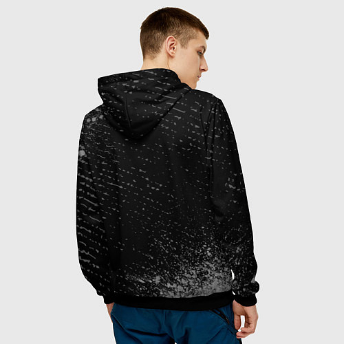 Мужская толстовка Умный, хороший, классный: Антон / 3D-Черный – фото 4