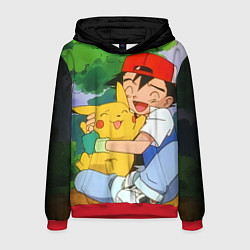 Мужская толстовка Pokemon - энергия в объятиях