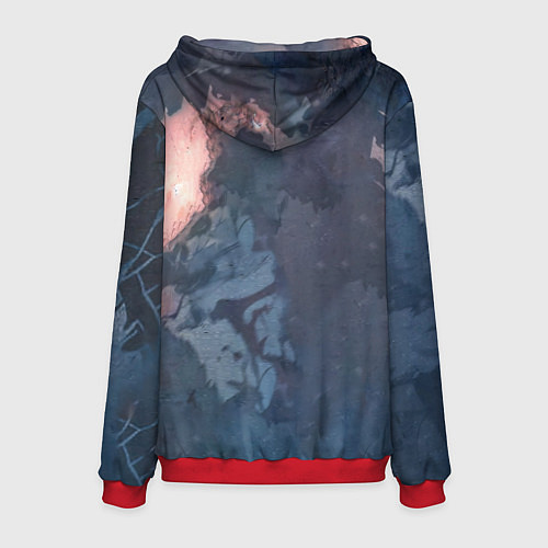 Мужская толстовка Solo leveling - Igris / 3D-Красный – фото 2