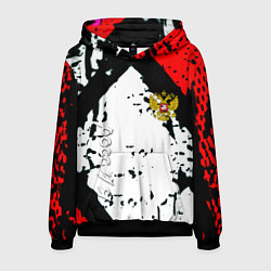 Мужская толстовка Россия краски текстура