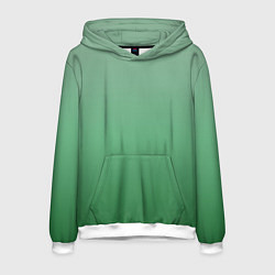 Мужская толстовка Градиент приглушённый зелёный