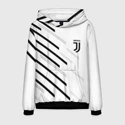 Толстовка-худи мужская Juventus sport geometry, цвет: 3D-черный