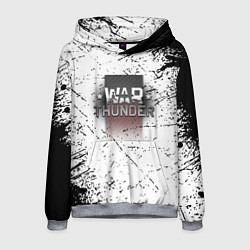 Мужская толстовка Warthunder брызги красок текстура