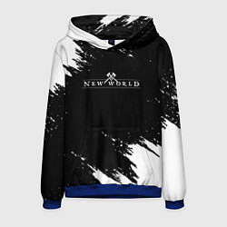 Мужская толстовка New world штрихи красок