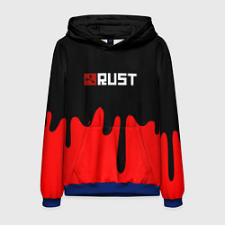 Мужская толстовка RUST краски разводы пустошь