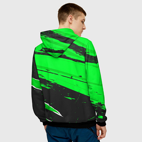 Мужская толстовка Brighton sport green / 3D-Черный – фото 4