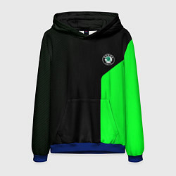 Толстовка-худи мужская Skoda pattern sport green, цвет: 3D-синий