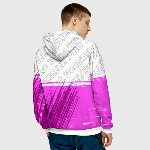 Мужская толстовка Lyon pro football посередине / 3D-Белый – фото 4
