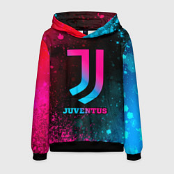 Толстовка-худи мужская Juventus - neon gradient, цвет: 3D-черный