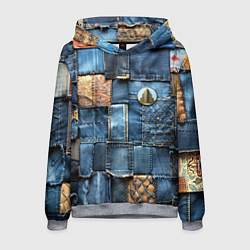 Мужская толстовка Значок архитектора на джинсах