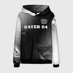 Мужская толстовка Bayer 04 sport на темном фоне посередине