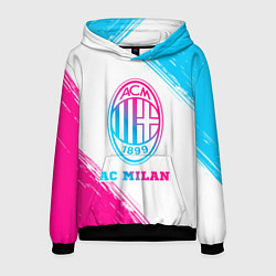Мужская толстовка AC Milan neon gradient style