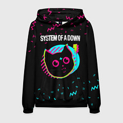 Мужская толстовка System of a Down - rock star cat