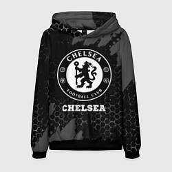 Мужская толстовка Chelsea sport на темном фоне