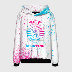 Мужская толстовка Sporting neon gradient style