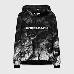Толстовка-худи мужская Nickelback black graphite, цвет: 3D-черный
