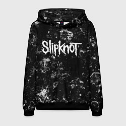 Толстовка-худи мужская Slipknot black ice, цвет: 3D-черный