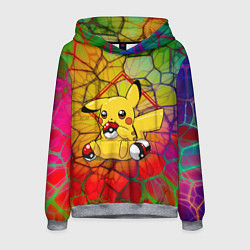 Мужская толстовка Pikachu pokeballs