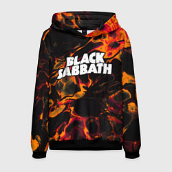 Мужская толстовка Black Sabbath red lava