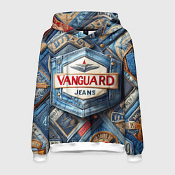 Мужская толстовка Vanguard denim patchwork - ai art