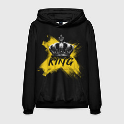 Толстовка-худи мужская Корона Кинга, цвет: 3D-черный
